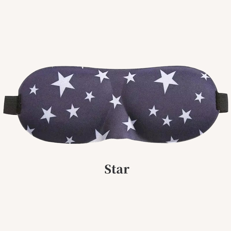 Sleep Mask Blockout Eye Mask for Side Sleeper Women Men Portable Blindfold Travel Sleeping Aid Eye Cover Slaapmasker